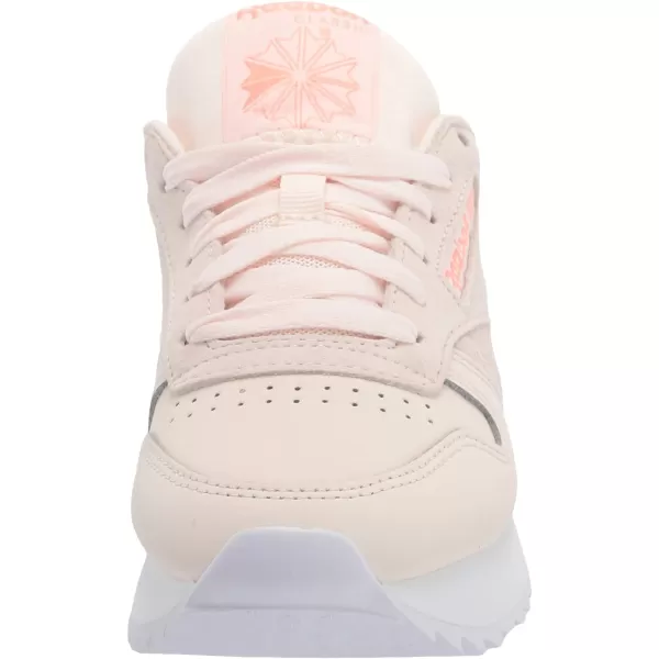 Reebok Womens Classic Leather SneakerCeramic PinkTwisted CoralWhite