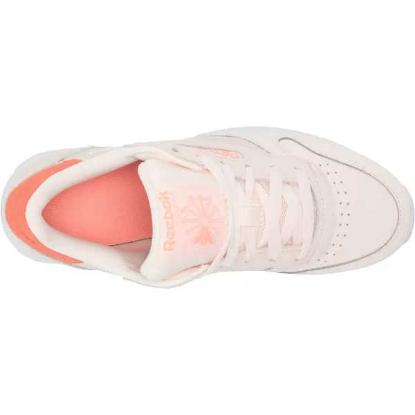 Reebok Womens Classic Leather SneakerCeramic PinkTwisted CoralWhite