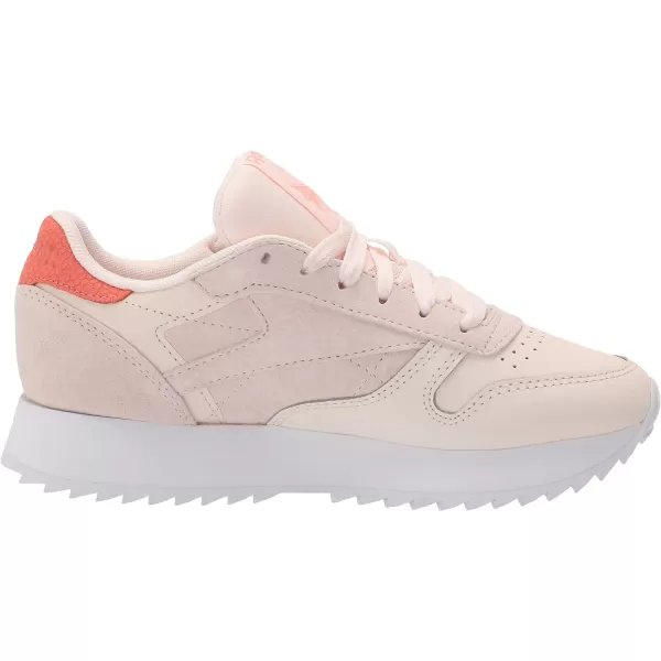 Reebok Womens Classic Leather SneakerCeramic PinkTwisted CoralWhite