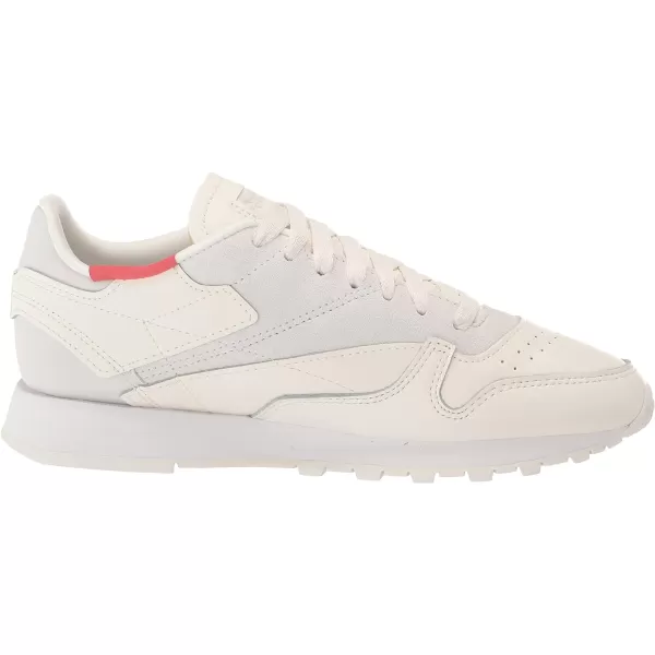 Reebok Womens Classic Leather SneakerChalkCold GreyWhite