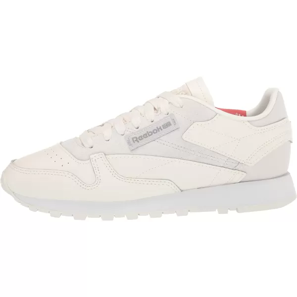 Reebok Womens Classic Leather SneakerChalkCold GreyWhite