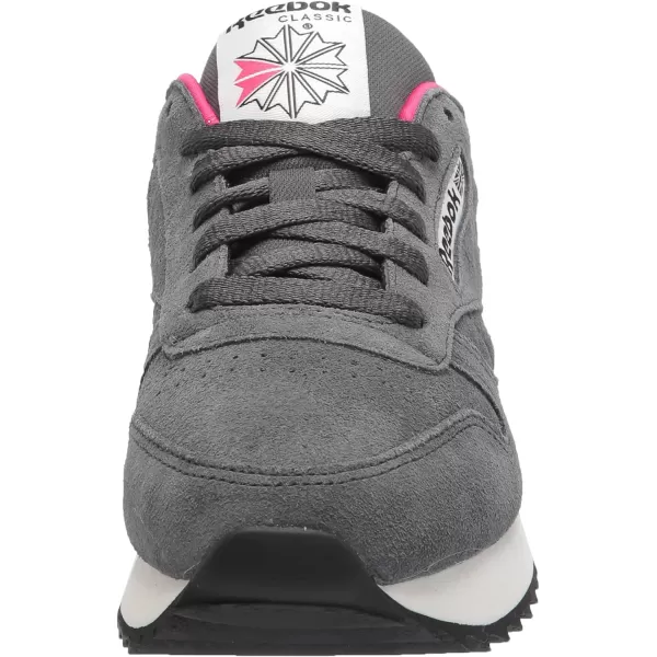 Reebok Womens Classic Leather SneakerCold GreyChalkPursuit Pink