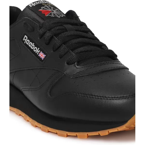 Reebok Womens Classic Leather SneakerCore Black Pure Grey 5 Reebok Rubber Gum 03