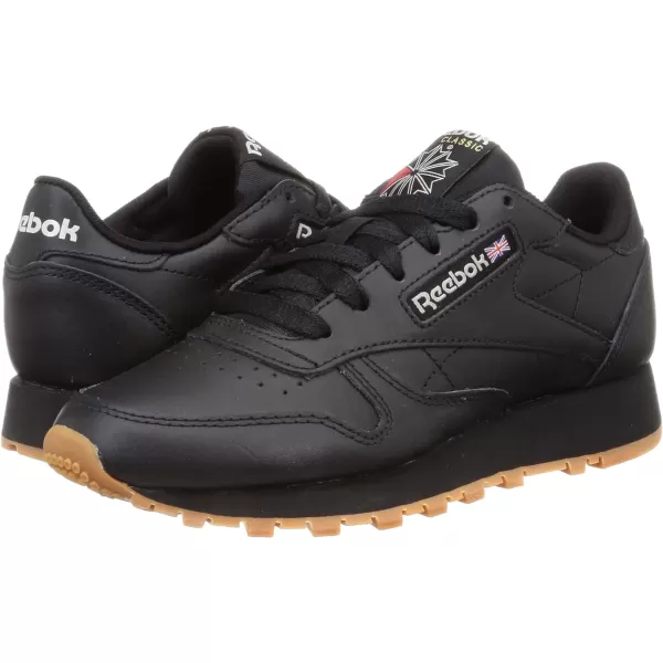 Reebok Womens Classic Leather SneakerCore Black Pure Grey 5 Reebok Rubber Gum 03