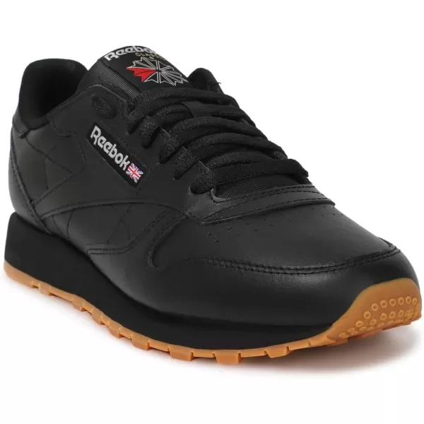 Reebok Womens Classic Leather SneakerCore Black Pure Grey 5 Reebok Rubber Gum 03