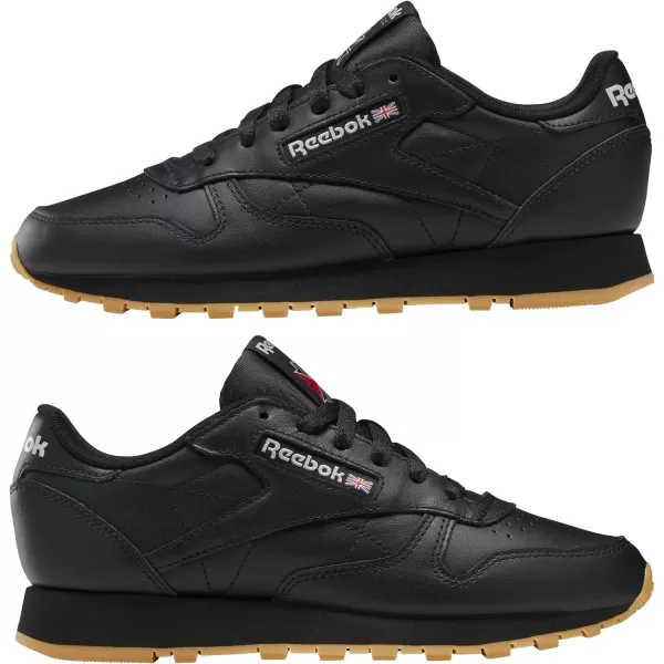 Reebok Womens Classic Leather SneakerCore BlackPure Grey 5