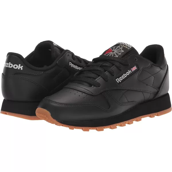 Reebok Womens Classic Leather SneakerCore BlackPure Grey 5