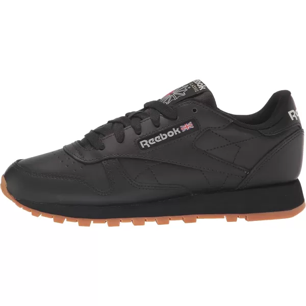 Reebok Womens Classic Leather SneakerCore BlackPure Grey 5