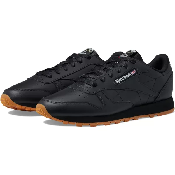 Reebok Womens Classic Leather SneakerCore BlackPure Grey 5Reebok Rubber Gum03