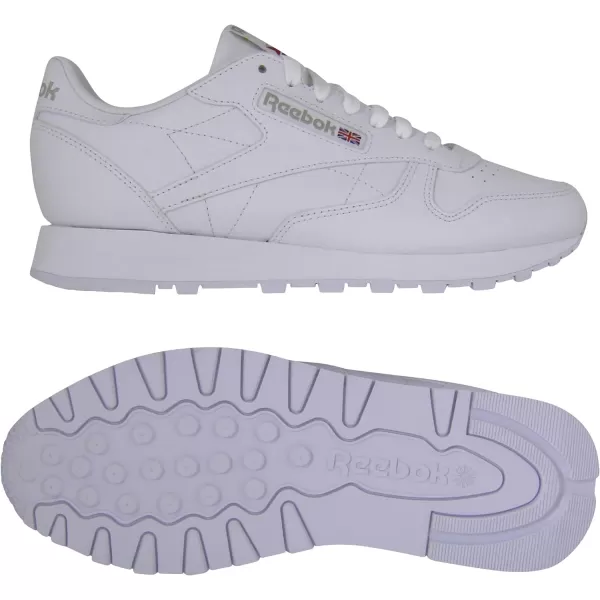 Reebok Womens Classic Leather SneakerFtwr White Ftwr White Pure Grey 3