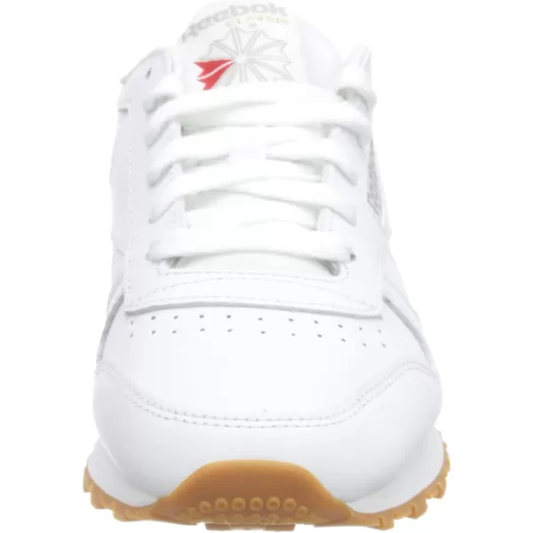 Reebok Womens Classic Leather SneakerFtwr White Pure Grey 3 Reebok Rubber Gum 03