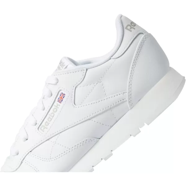 Reebok Womens Classic Leather SneakerFtwr WhiteFtwr WhitePure Grey 3