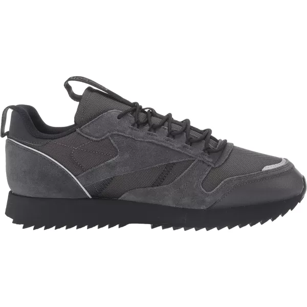 Reebok Womens Classic Leather SneakerGreyBlackPanton