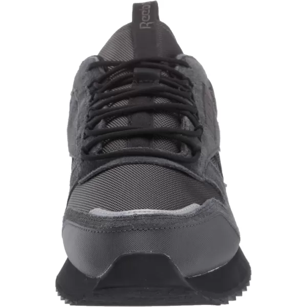 Reebok Womens Classic Leather SneakerGreyBlackPanton