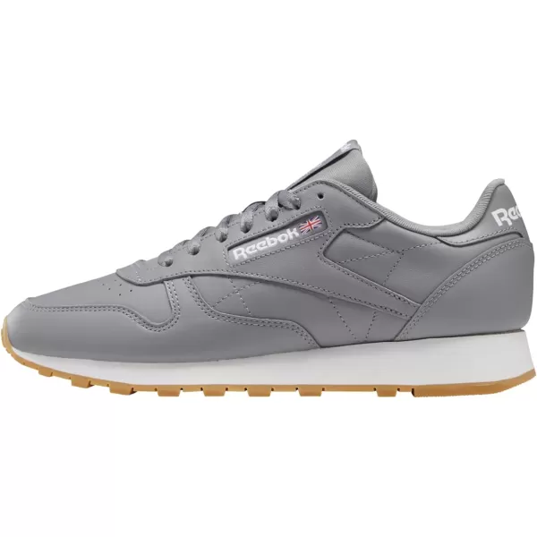 Reebok Womens Classic Leather SneakerPure Grey 5 Ftwr White Reebok Rubber Gum 03