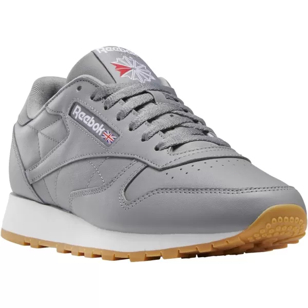 Reebok Womens Classic Leather SneakerPure Grey 5 Ftwr White Reebok Rubber Gum 03