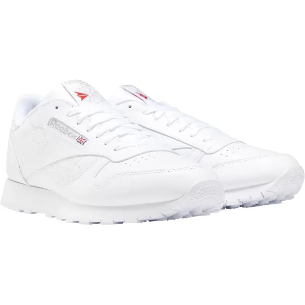 Reebok Womens Classic Leather SneakerUswhiteWhiteLt Grey