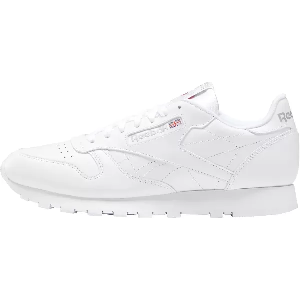 Reebok Womens Classic Leather SneakerUswhiteWhiteLt Grey