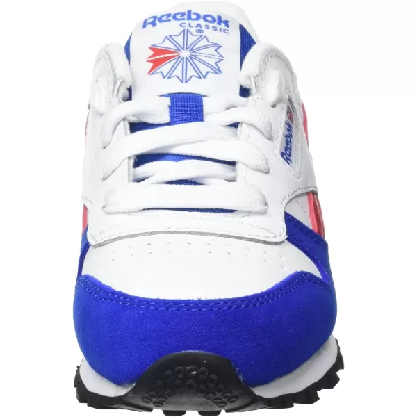 Reebok Womens Classic Leather SneakerVector Blue Ftwr White Vector Red