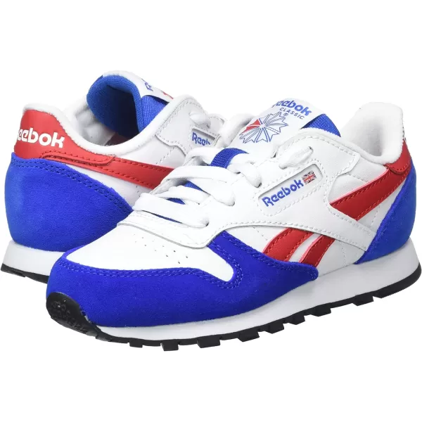 Reebok Womens Classic Leather SneakerVector Blue Ftwr White Vector Red