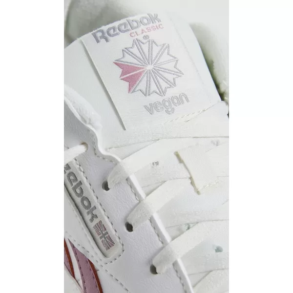 Reebok Womens Classic Leather SneakerVegan CollectionChalkInfused Lilac