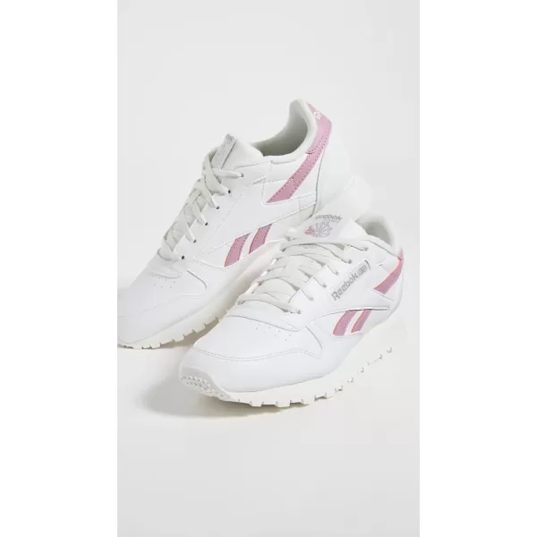 Reebok Womens Classic Leather SneakerVegan CollectionChalkInfused Lilac