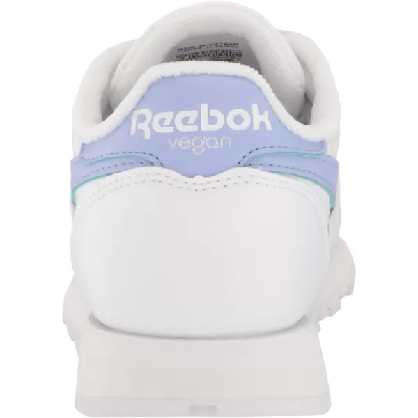 Reebok Womens Classic Leather SneakerVegan CollectionWhiteLilac Glow