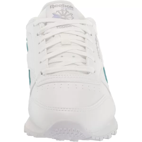 Reebok Womens Classic Leather SneakerVegan CollectionWhiteLilac Glow