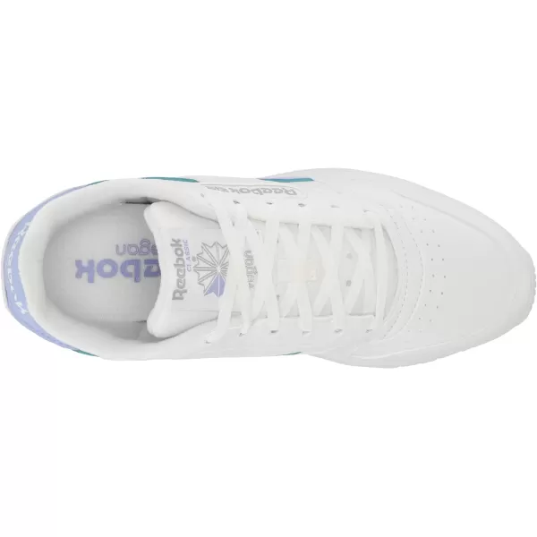 Reebok Womens Classic Leather SneakerVegan CollectionWhiteLilac Glow