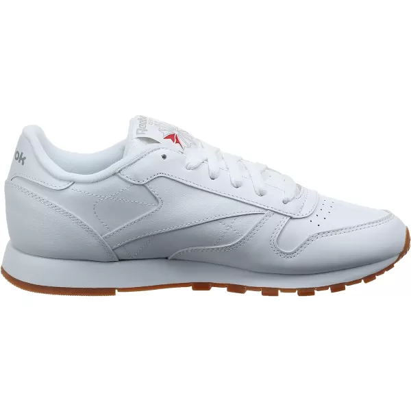 Reebok Womens Classic Leather SneakerWhite Intense WhiteGum