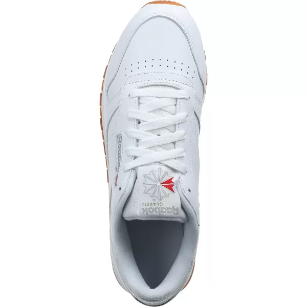 Reebok Womens Classic Leather SneakerWhite Intense WhiteGum