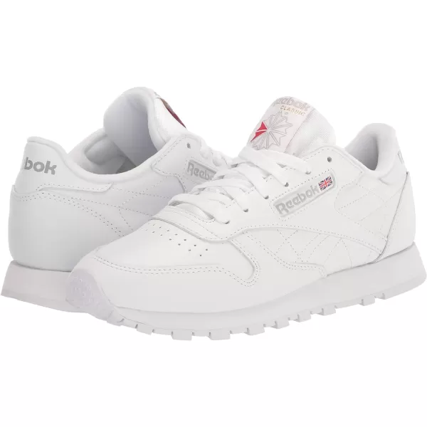 Reebok Womens Classic Leather SneakerWhite Intense WhiteGum