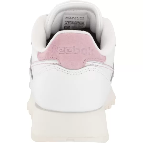 Reebok Womens Classic Leather SneakerWhiteChalkInfused Lilac