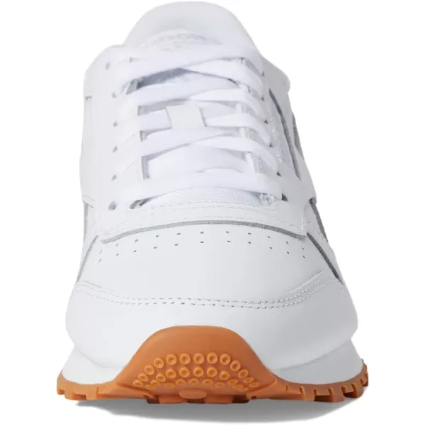 Reebok Womens Classic Leather SneakerWhiteCold GreyChalk