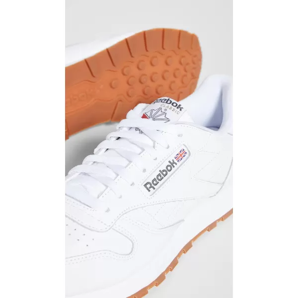 Reebok Womens Classic Leather SneakerWhiteGum