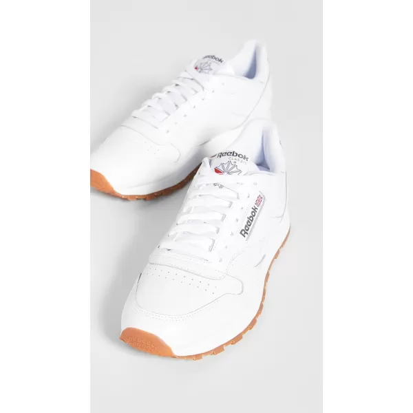 Reebok Womens Classic Leather SneakerWhiteGum