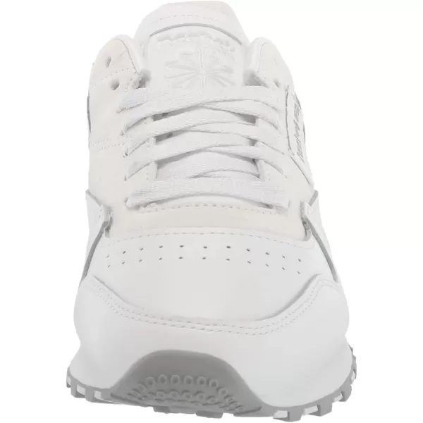 Reebok Womens Classic Leather SneakerWhitePure GreyRhodonite