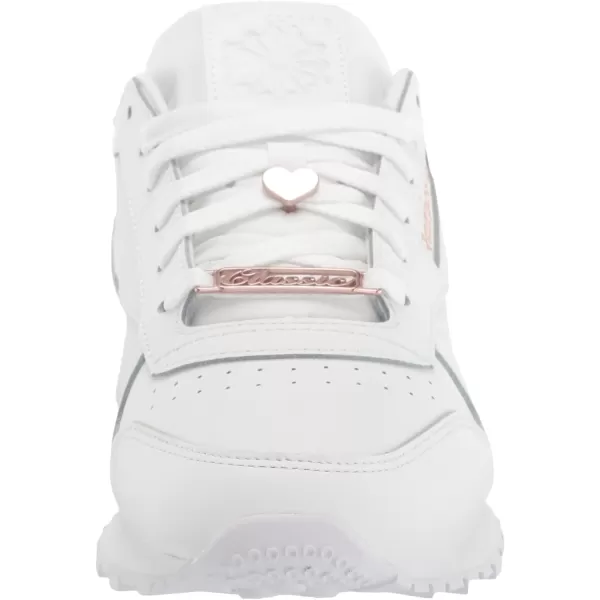 Reebok Womens Classic Leather SneakerWhiteQuartz Metallic