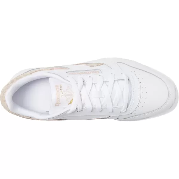 Reebok Womens Classic Leather SneakerWhiteSoft Ecru