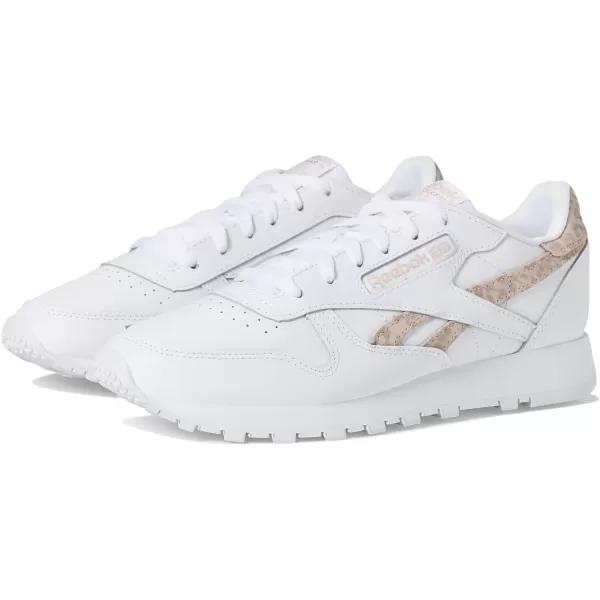 Reebok Womens Classic Leather SneakerWhiteSoft Ecru