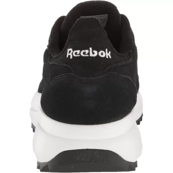 Reebok Womens Classic Leather Sp Extra SneakerCore BlackVector BlueVector Red