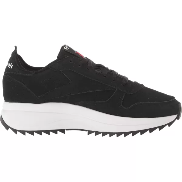 Reebok Womens Classic Leather Sp Extra SneakerCore BlackVector BlueVector Red