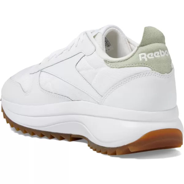 Reebok Womens Classic Leather Sp Extra SneakerFootwear WhiteVintage GreenReebok Lee 5