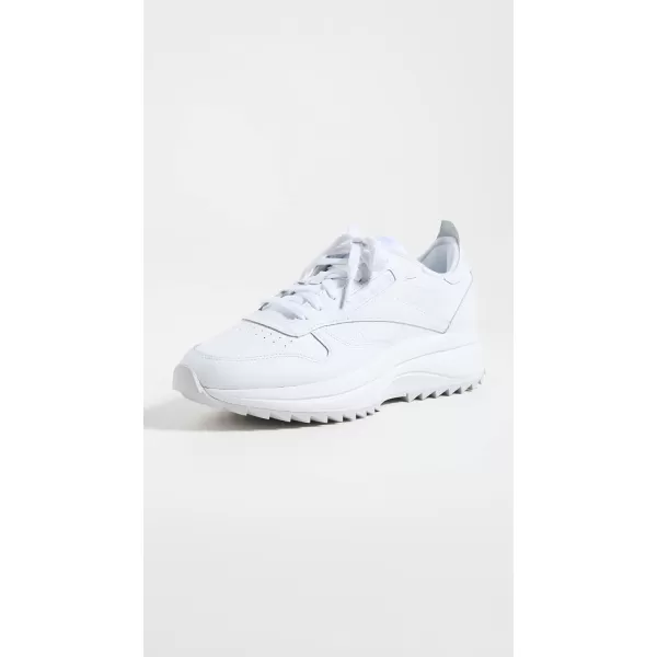 Reebok Womens Classic Leather Sp Extra SneakerFtwr WhiteLgsogrLuclil