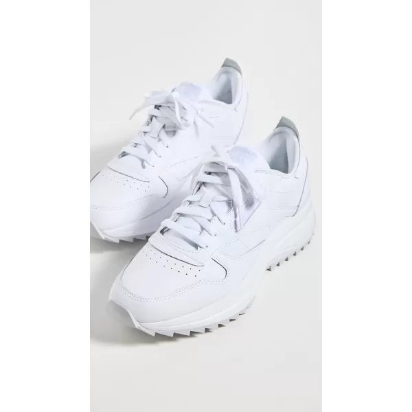 Reebok Womens Classic Leather Sp Extra SneakerFtwr WhiteLgsogrLuclil