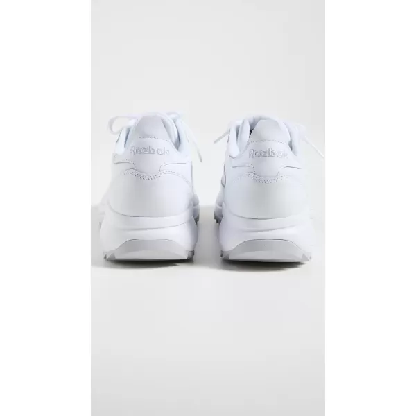 Reebok Womens Classic Leather Sp Extra SneakerFtwr WhiteLgsogrLuclil