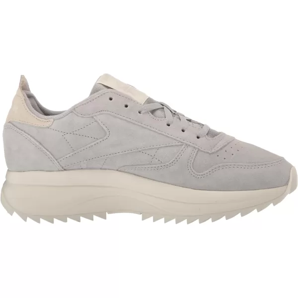 Reebok Womens Classic Leather Sp Extra SneakerPure GreyStuccoChalk