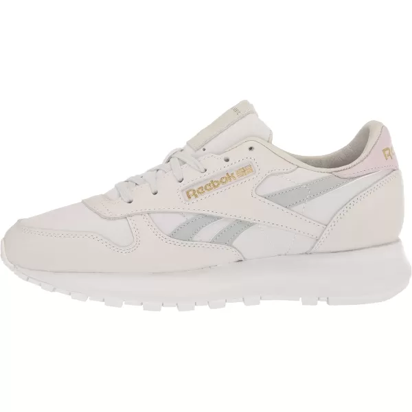 Reebok Womens Classic Leather Sp SneakerCold GreyPure GreyQuartz Glow