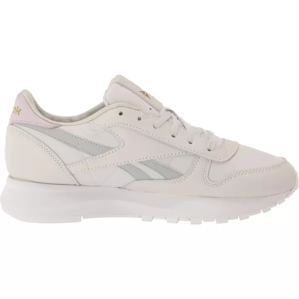 Reebok Womens Classic Leather Sp SneakerCold GreyPure GreyQuartz Glow