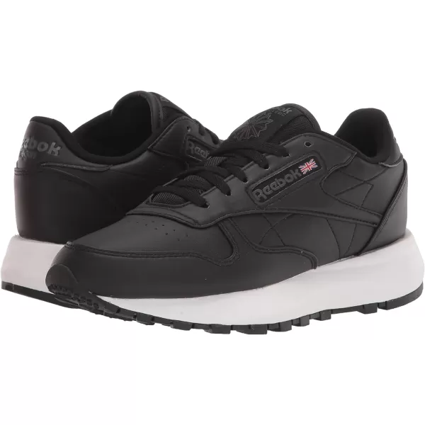 Reebok Womens Classic Leather Sp SneakerVegan CollectionBlackPure Grey